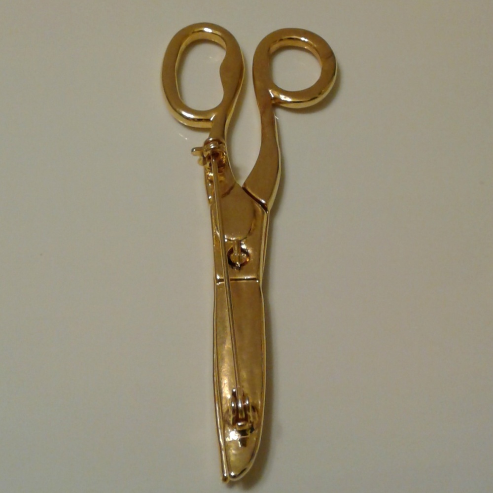 Scissors Brooch - Picture 3 of 3